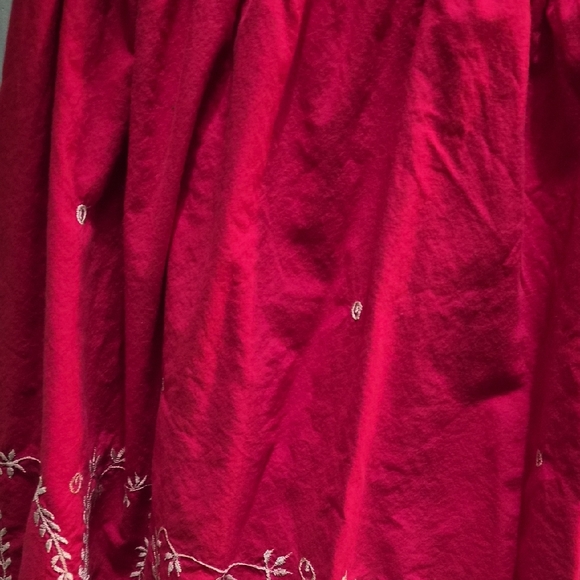 Red Embroidered Dress - Picture 5 of 8